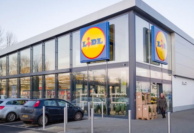 Lidl supermarket store exterior in the UK
