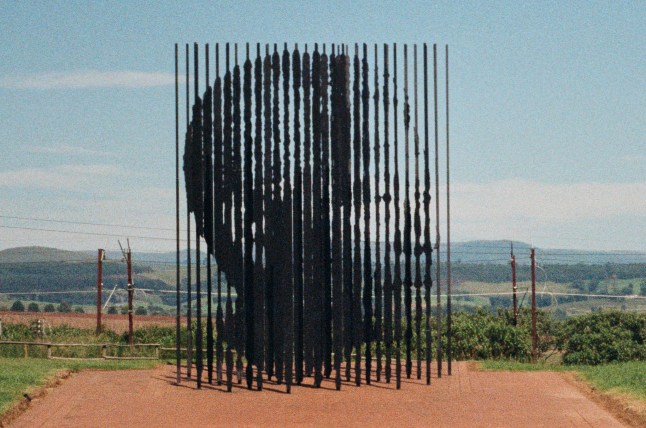 Marco Cianfanelli's world-renowned sculpture at the Nelson Mandela Capture Site