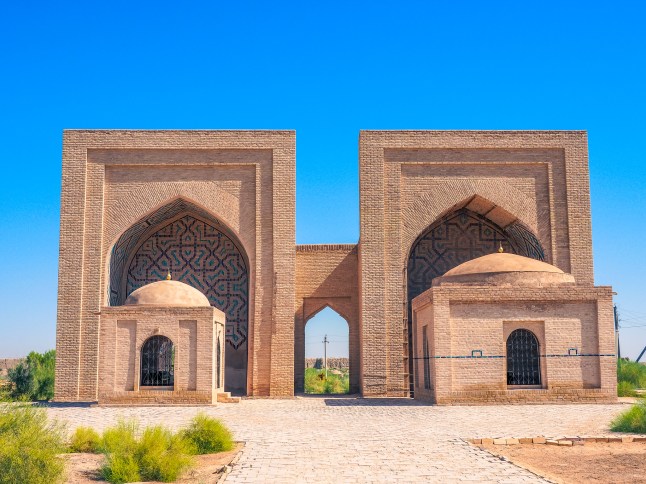 Ancient city and Mosque in Merv, Turkmenistan