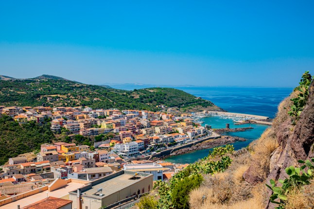 North sardinia in Italy castelsardo tavarola instana Olbia