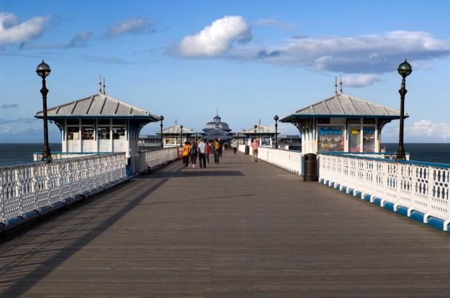 Pleasure Pier in Llandudno Wales