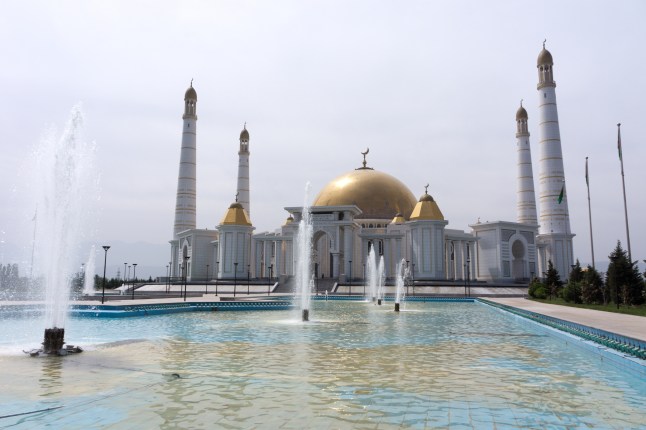 Kipchak mosque, also called 'Turkmenbashi Ruhy Metjidi'