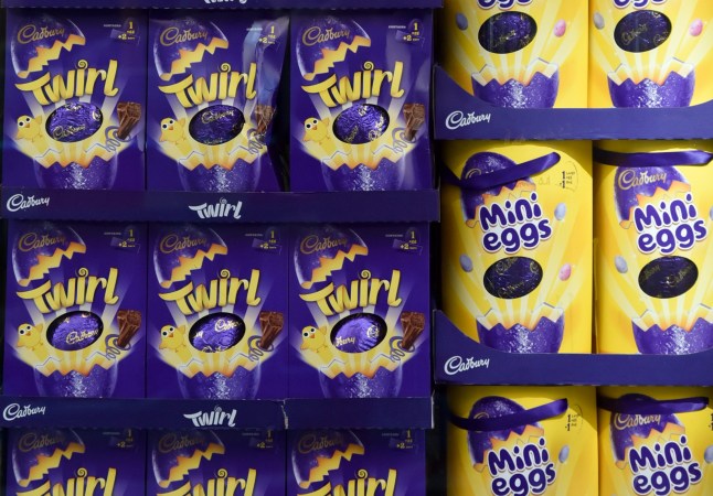 Easter Eggs On Sale At Sainsbury's Store In London