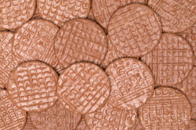 Milk chocolate digestive biscuits