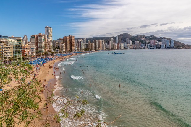 Llevant Beach, Benidorm, Costa Blanca, Spain