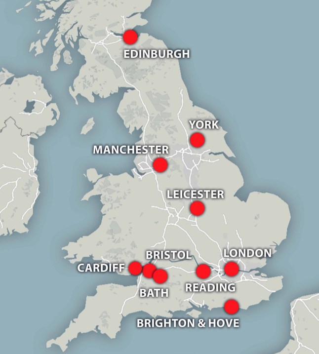 major cities that operate a ?tap on, tap off? transport payment system