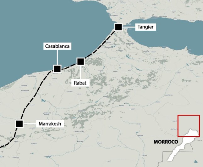 New train will link three of Morocco's most spectacular cities