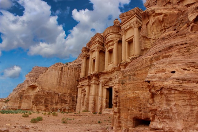 Petra in Jordan, the rose-coloured city hewn out of rock