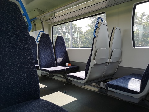 On a train
