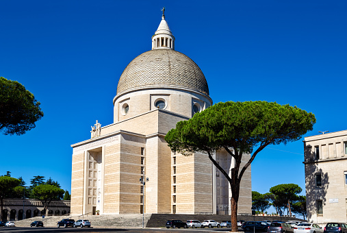 The Cathedral of Saints Peter and Paul in EUR district in Rome.