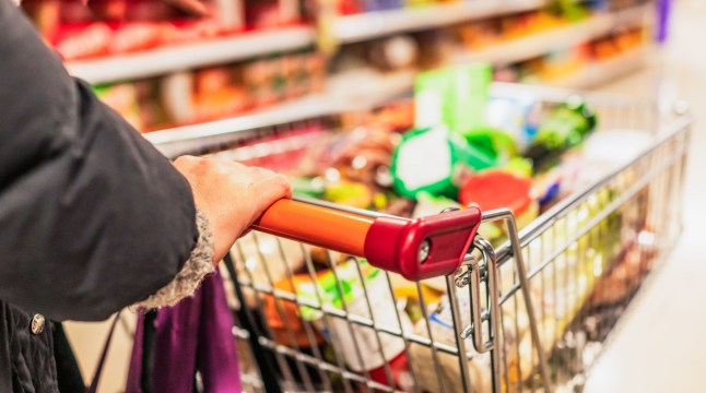 Weekly supermarket shopping
