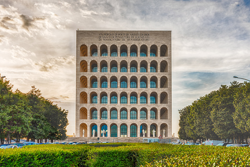 The Palazzo della Civilta Italiana, aka Square Colosseum, Rome