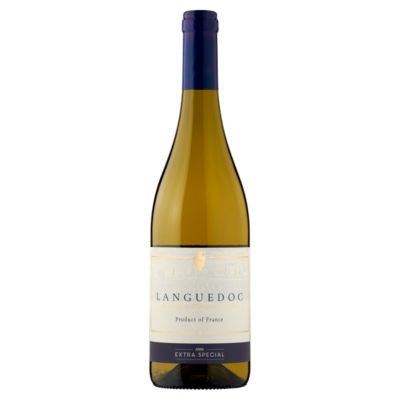 A bottle of ASDA Extra Special Languedoc on a white background