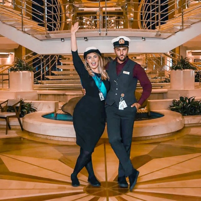 Pictured is Lucy Southerton Cruise ship worker Permission to use given by Lucy Image: cruisingascrew.com/Lucy Southerton