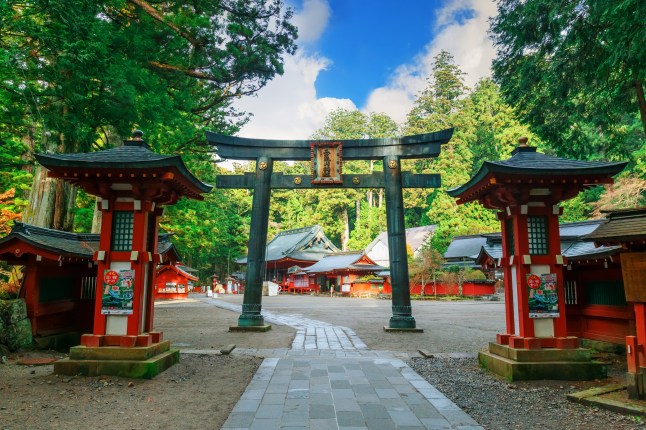 Nikko Futarasan shrine located between Tosho-gu shrine and Taiyu-in Mausoleum in the 'Shrines and Temples '